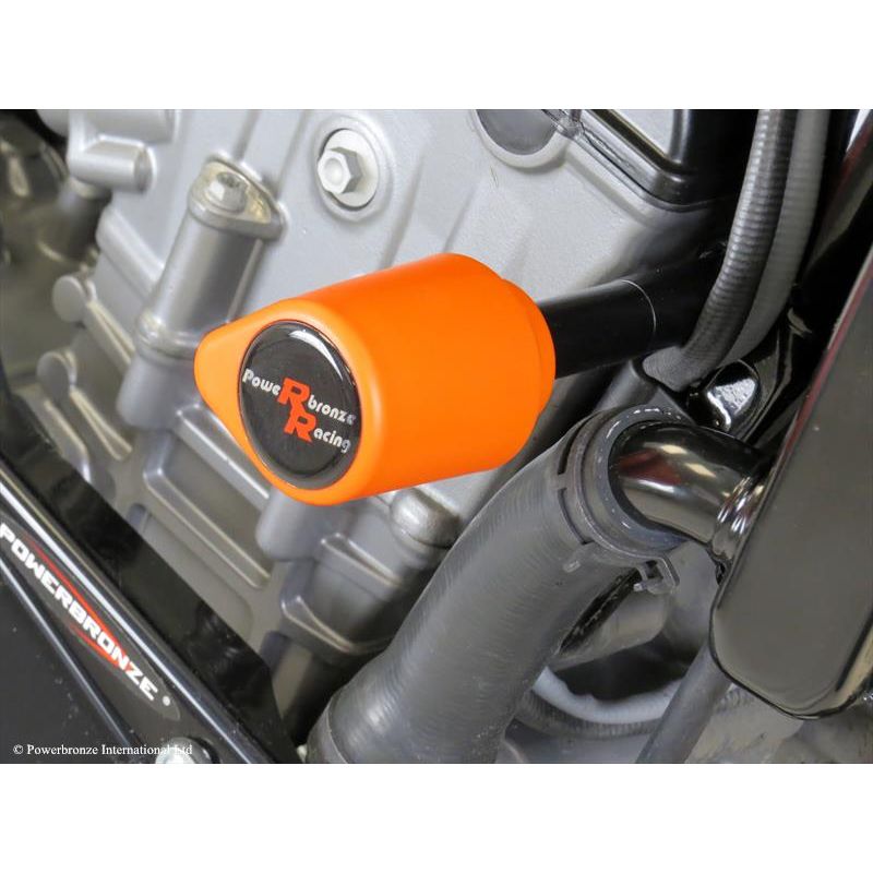 513-KT102-008 Tamponi telaio - coppia KTM Duke 790 / R 790 2018 2023 POWERBRONZE