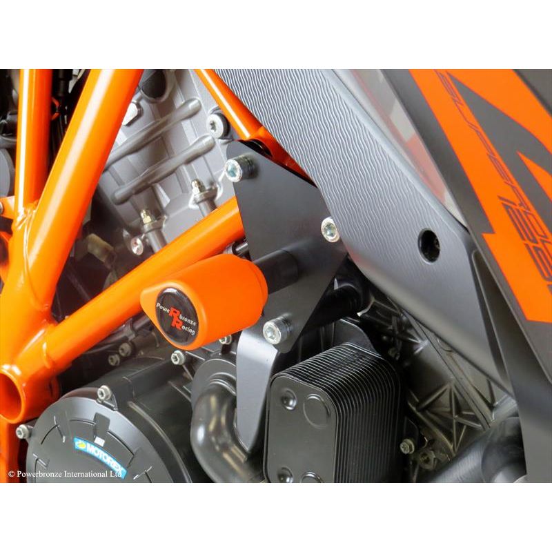513-KT101-003 Tamponi telaio - coppia KTM Super Duke 1290 R (to 2019) 1290 2014 2019 POWERBRONZE