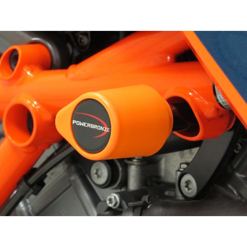 513-KT104-007 Tamponi telaio - coppia KTM Super Duke 1290 R/RR (2020to ) 1290 2020 2024 POWERBRONZE