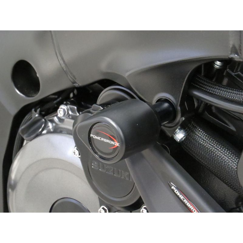513-S126-003 Tamponi telaio - coppia SUZUKI GSX-S 1000 F 1000 2015 2020 POWERBRONZE