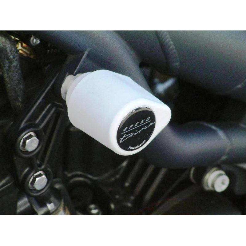 513-T107-007 Tamponi telaio - coppia TRIUMPH Street Triple 675 R 675 2011 2012 POWERBRONZE