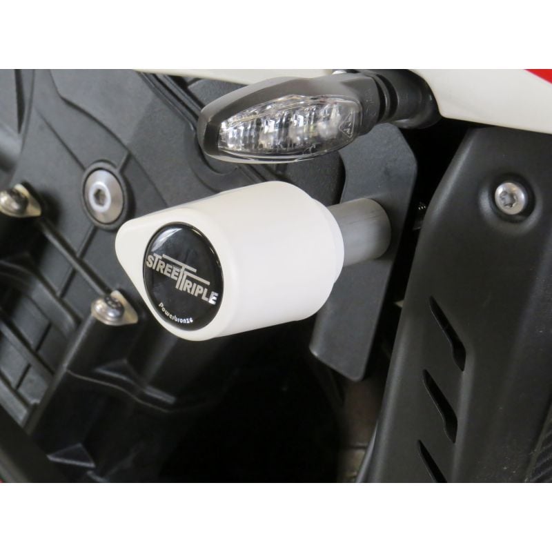 513-T111-004 Tamponi telaio - coppia TRIUMPH Street Triple 675 RX 675 2015 2017 POWERBRONZE