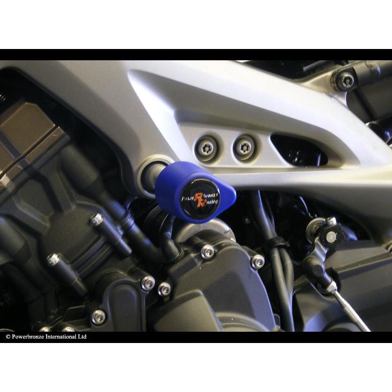 513-Y132-003 Tamponi telaio - 2 - coppia YAMAHA MT-09 (to 2020) 900 2013 2020 POWERBRONZE