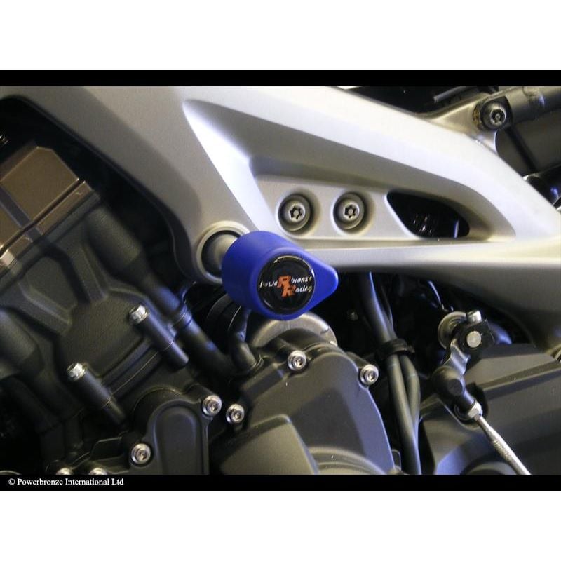 513-Y132-007 Tamponi telaio - 2 - coppia YAMAHA MT-09 SP (to 2020) 900 2018 2020 POWERBRONZE