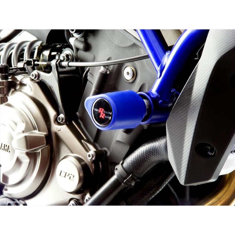 513-Y133-008 Tamponi telaio - coppia YAMAHA Tracer 7 / GT 690 2021 2024 POWERBRONZE