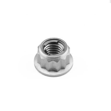 PBTILOCKNUTBH8 Titanio - Dadi biesagonali flangiati autobloccanti UNIVERSALE 0 0 0 PRO-BOLT
