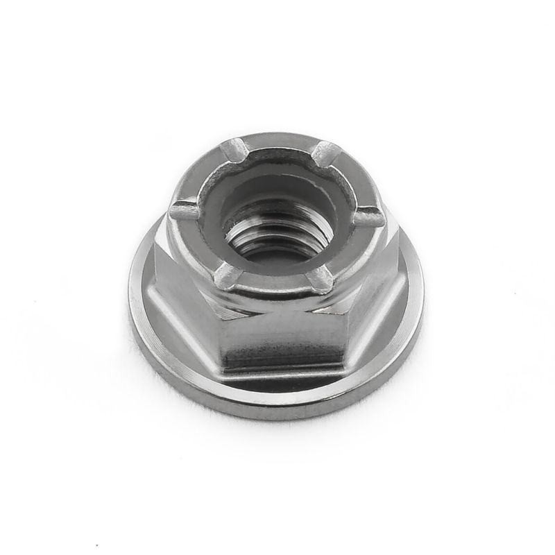 PBTINYNFL6 Titanio - Dadi flangiati autobloccanti UNIVERSALE 0 0 0 PRO-BOLT