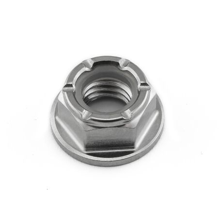 PBTINYNFL8 Titanio - Dadi flangiati autobloccanti UNIVERSALE 0 0 0 PRO-BOLT