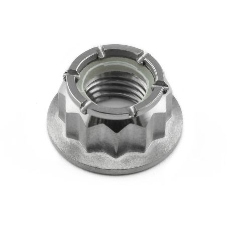 PBTINYNFLBH10F Titanio - Dadi flangiati autobloccanti UNIVERSALE 0 0 0 PRO-BOLT