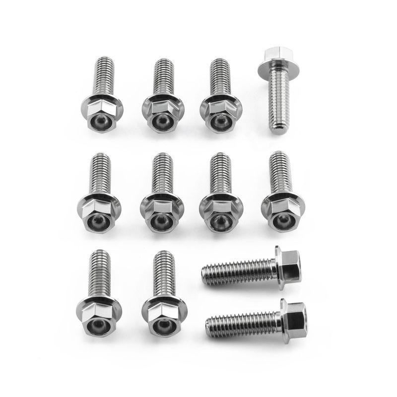 PBSSDISCKIT-EZ1 Kit bulloneria - Inox Inox - Viti dischi freno ant. testa esag.- 12 pezzi UNIVERSALE