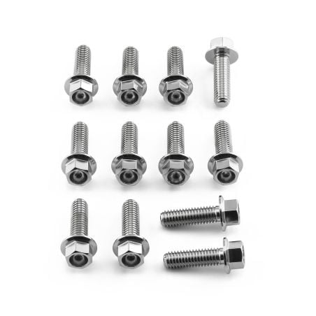 PBSSDISCKIT-EZ1 Kit bulloneria - Inox Inox - Viti dischi freno ant. testa esag.- 12 pezzi UNIVERSALE