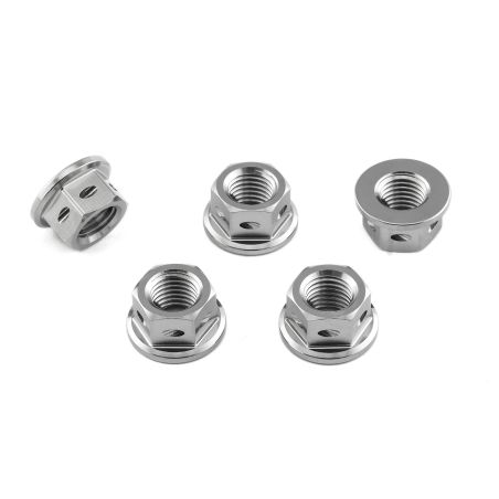 PBTI5SPN10D Kit bulloneria - Titanio Dadi Corona Forati Titanio - kit UNIVERSALE 0 0 0 PRO-BOLT