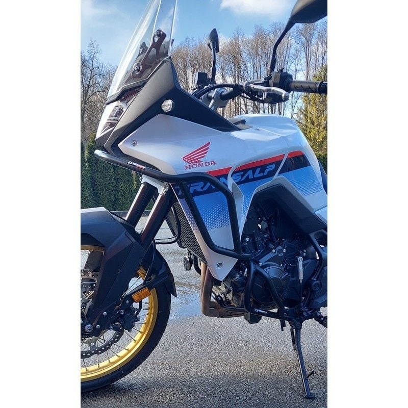 RDCF174S Barre Paramotore RDmoto - kit barre di protezione inferiore e superiore HONDA Transalp 750
