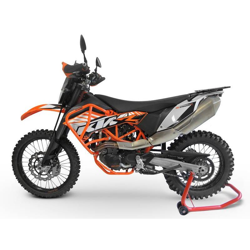 RDCF94O Barre Paramotore RDmoto - kit barre di protezione inferiore e superiore KTM 690 Enduro R 655
