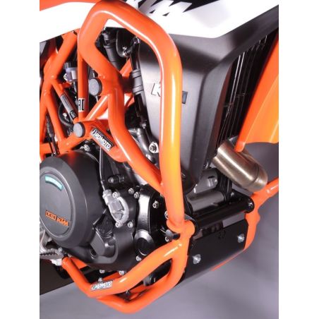 RDCF124W Barre Paramotore RDmoto - kit barre di protezione inferiore e superiore KTM 690 SMC / R 655