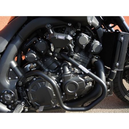 RDCF118KD-SLDM Barre Paramotore RDmoto - kit barre di protezione inferiore e superiore YAMAHA V-Max