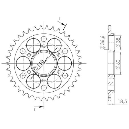S545080140 Corone 525 DUCATI 1198 1200 2009 2011 RICAMBI - SPARE PARTS