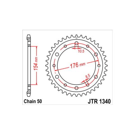 S541060944 Corone 530 HONDA CB 1000 R 1000 2009 2017 RICAMBI - SPARE PARTS