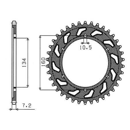 S541061742 Corone 525 HONDA CBR 600 RR (2023to ) 600 2024 2024 RICAMBI - SPARE PARTS