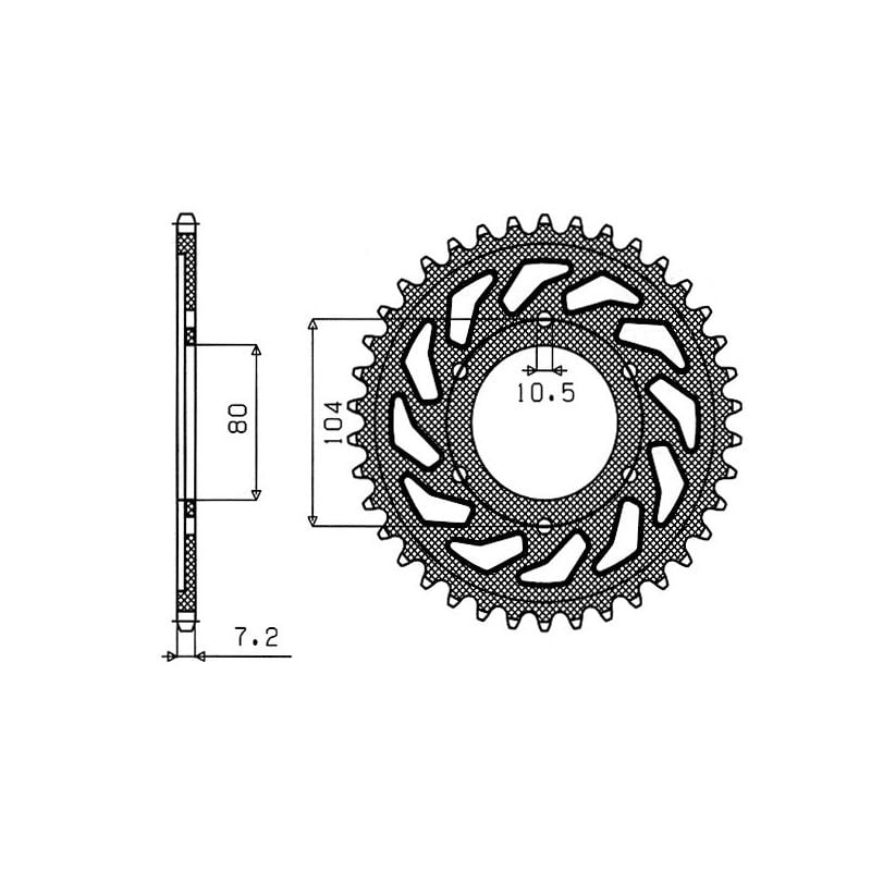 S541661042 Corone 525 KAWASAKI Ninja 1100 SX 1100 2025 2025 RICAMBI - SPARE PARTS