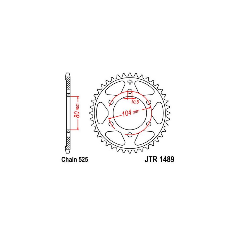 S541661039 Corone 525 KAWASAKI ZX-10RR 1000 2017 2020 RICAMBI - SPARE PARTS