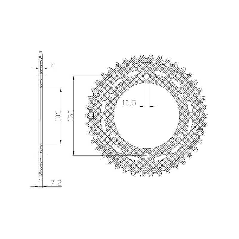 S544450142 Corone 525 KTM Super Adventure 1290 1300 2015 2016 RICAMBI - SPARE PARTS