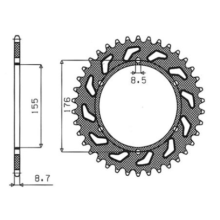 S548660143 Corone 530 TRIUMPH Sprint ST 955 955 1999 2004 RICAMBI - SPARE PARTS