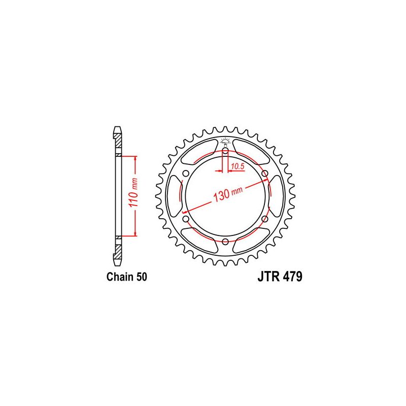 S541281342 Corone 530 YAMAHA MT-10 SP 1000 2017 2024 RICAMBI - SPARE PARTS