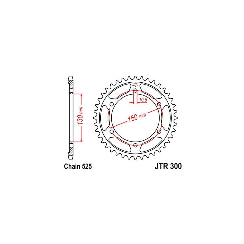 S541260642 Corone 525 YAMAHA TDM 900 900 2002 2013 RICAMBI - SPARE PARTS