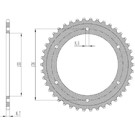 S548760143 Corone 530 TRIUMPH Speed Triple 955 955 1999 2001 RICAMBI - SPARE PARTS