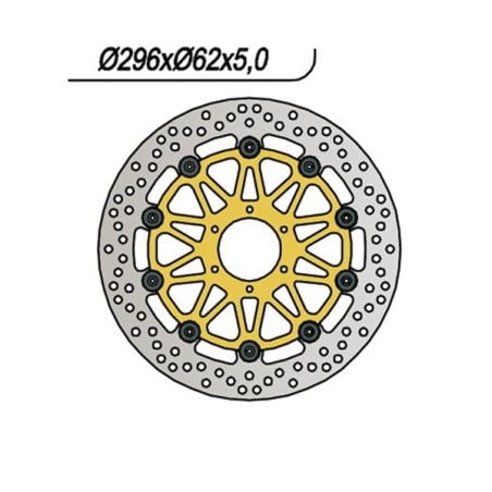 S659752 Disco flottante ventilato HONDA CBR 600 F 600 1999 2000 RICAMBI - SPARE PARTS