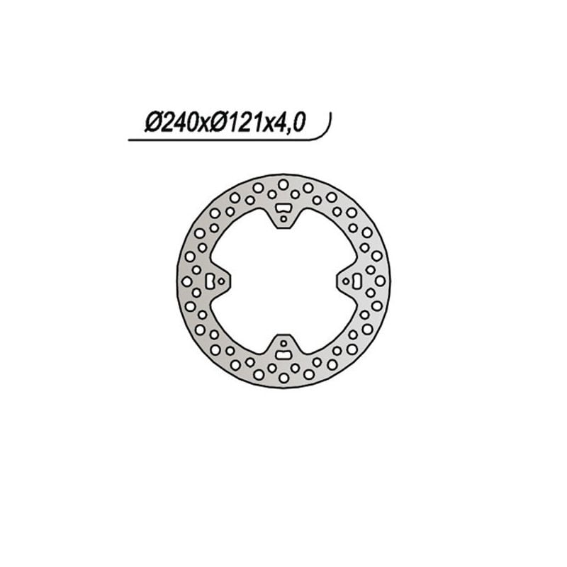 S659654 Disco posteriore HONDA CRF 250 R (to 2021) 250 2004 2021 RICAMBI - SPARE PARTS