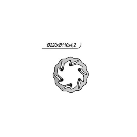 S659129X Disco Wave posteriore KTM EXC 150 TPI 150 2020 2023 RICAMBI - SPARE PARTS