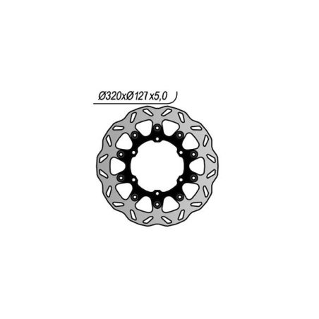 S659725X Disco Anteriore Wave - Flottante KTM SX 125 (2023to ) 125 2023 2025 RICAMBI - SPARE PARTS