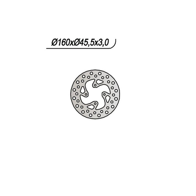 S6591026 Disco posteriore KTM SX 65 65 1998 2025 RICAMBI - SPARE PARTS