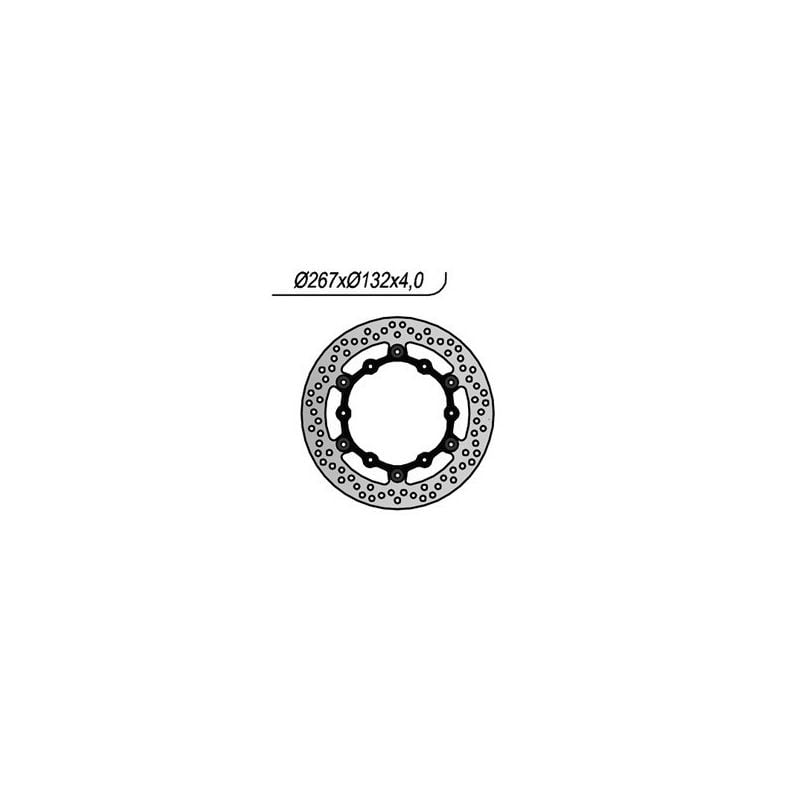 S6591195 Disco flottante ventilato YAMAHA RD 350 F - YPVS 350 1983 1990 RICAMBI - SPARE PARTS