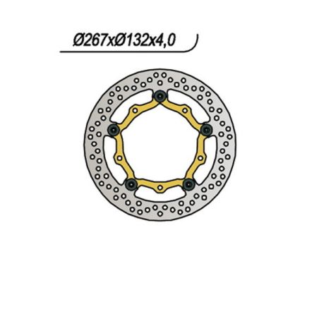 S6591083 Disco flottante ventilato YAMAHA T-Max 530 ('17-'19) 530 2017 2019 RICAMBI - SPARE PARTS