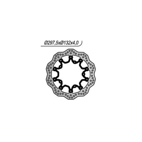 S6591205X Disco Anteriore Wave - Maggiorato YAMAHA T-Max 560 / Tech Max 560 2020 2024 RICAMBI - SPAR