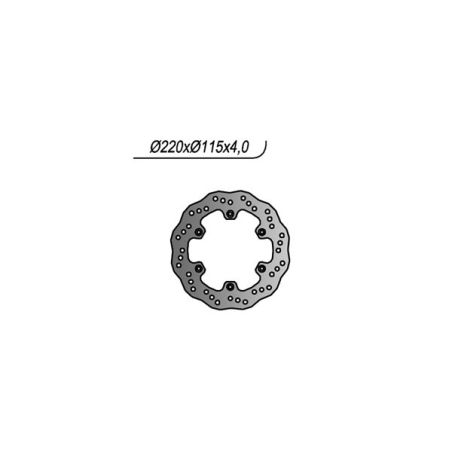 S659422X Disco Wave posteriore YAMAHA TT 250 R 250 1996 2003 RICAMBI - SPARE PARTS