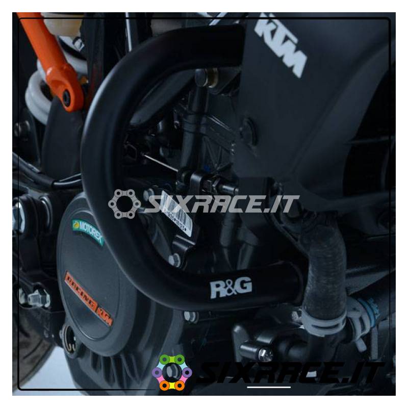 Paramotore Adventure bars KTM 125 DUKE 17- / 200 DUKE 17- (colore arancio) RG