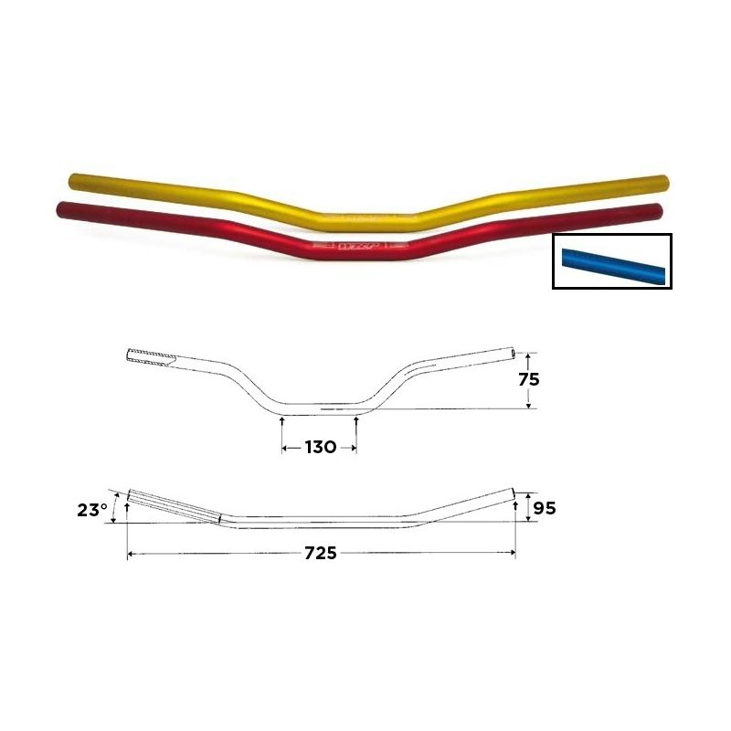 S5022010002 Manubri WRP Alu-Street Basso UNIVERSALE 0 0 0 RICAMBI - SPARE PARTS
