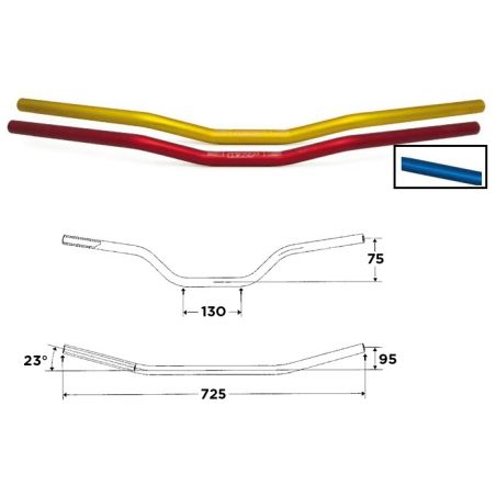 S5022010002 Manubri WRP Alu-Street Basso UNIVERSALE 0 0 0 RICAMBI - SPARE PARTS