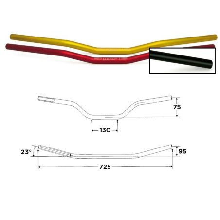 S5022010014 Manubri WRP Alu-Street Basso UNIVERSALE 0 0 0 RICAMBI - SPARE PARTS