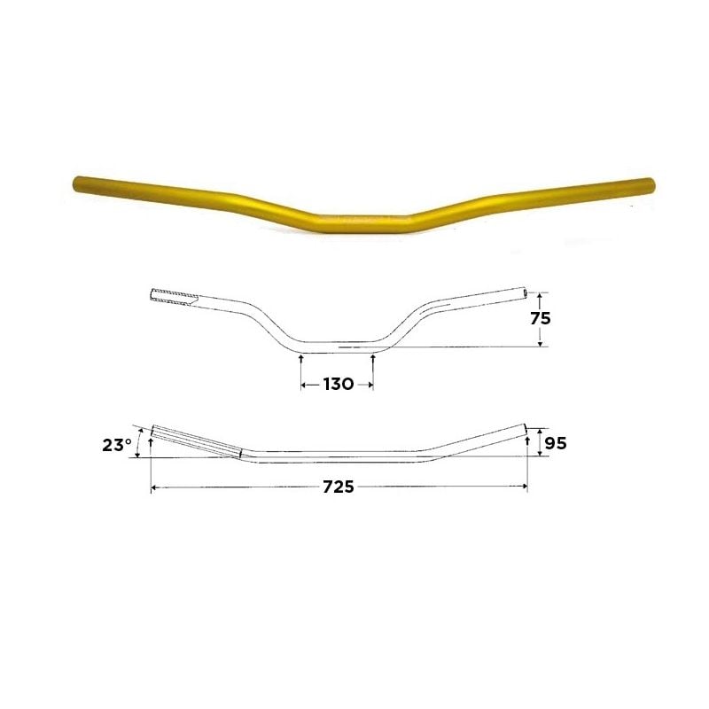 S5022010017 Manubri WRP Alu-Street Basso UNIVERSALE 0 0 0 RICAMBI - SPARE PARTS