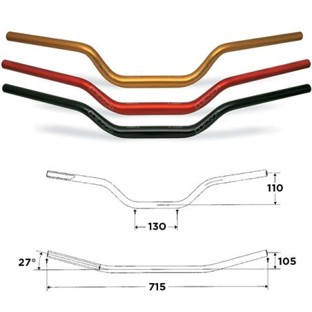 S5022014002 Manubri WRP Fat-Street medio UNIVERSALE 0 0 0 RICAMBI - SPARE PARTS