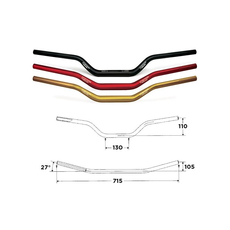 S5022042003 Manubri WRP Fat-Street America medio UNIVERSALE 0 0 0 RICAMBI - SPARE PARTS