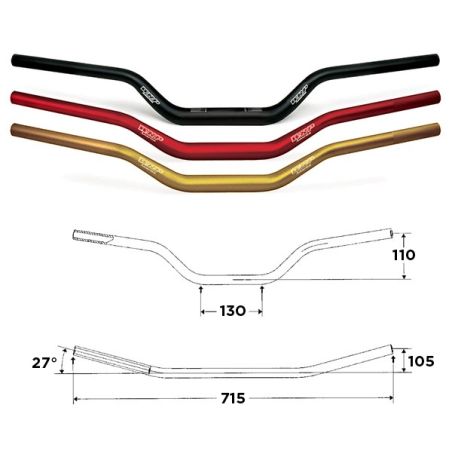 S5022042003 Manubri WRP Fat-Street America medio UNIVERSALE 0 0 0 RICAMBI - SPARE PARTS