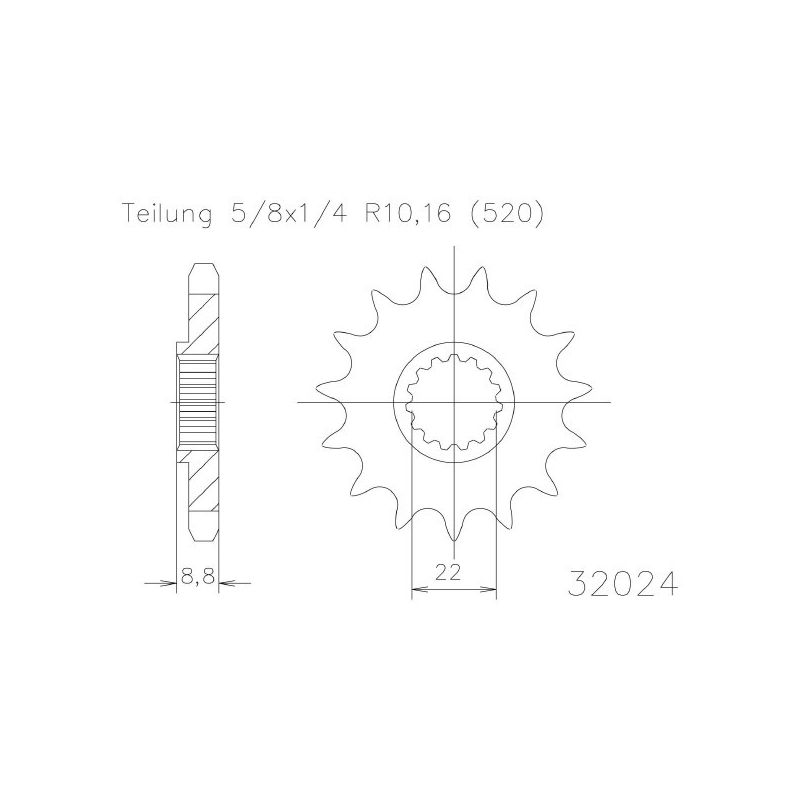 S547330116 Pignone 520 GAS GAS SM 700 700 2022 2024 RICAMBI - SPARE PARTS