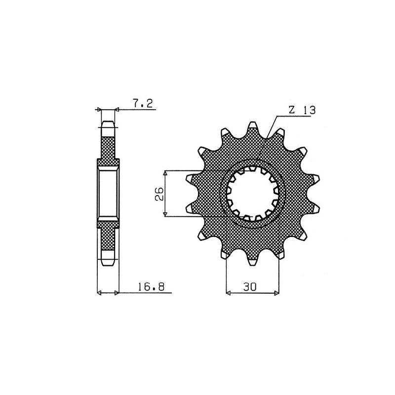 S542061215 Pignone 525 HONDA CB 650 R (Neo Sports Cafe) 650 2019 2022 RICAMBI - SPARE PARTS