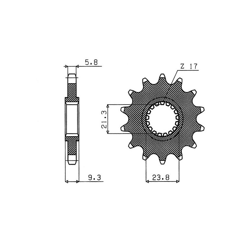 S542031113 Pignone 520 HONDA CRF 250 RX 250 2022 2025 RICAMBI - SPARE PARTS